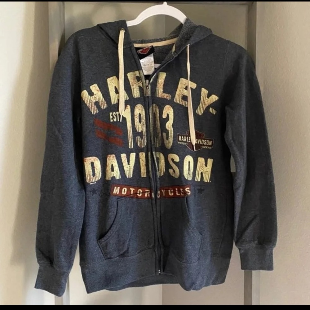 Harley Davidson Zip Up Hoodie